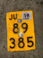 JU 89 385 Mofa Nummernschild