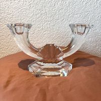Val Saint Lambert Kerzenständer aus Kristall