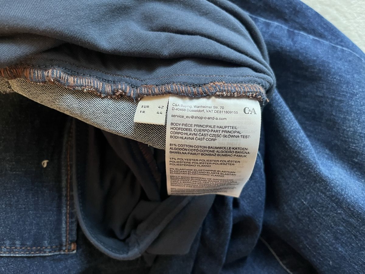 C&A Jeans: Schwangerschaftsjeans  – Nuovo (secondo la descrizione) da basel venduto da hammerhai87 2