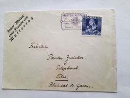 ÖSTERREICH  Sonderbrief Muttertagsfeier 1936, BREGENZ 7.V.36