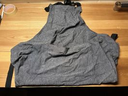 Küchenschürze grau