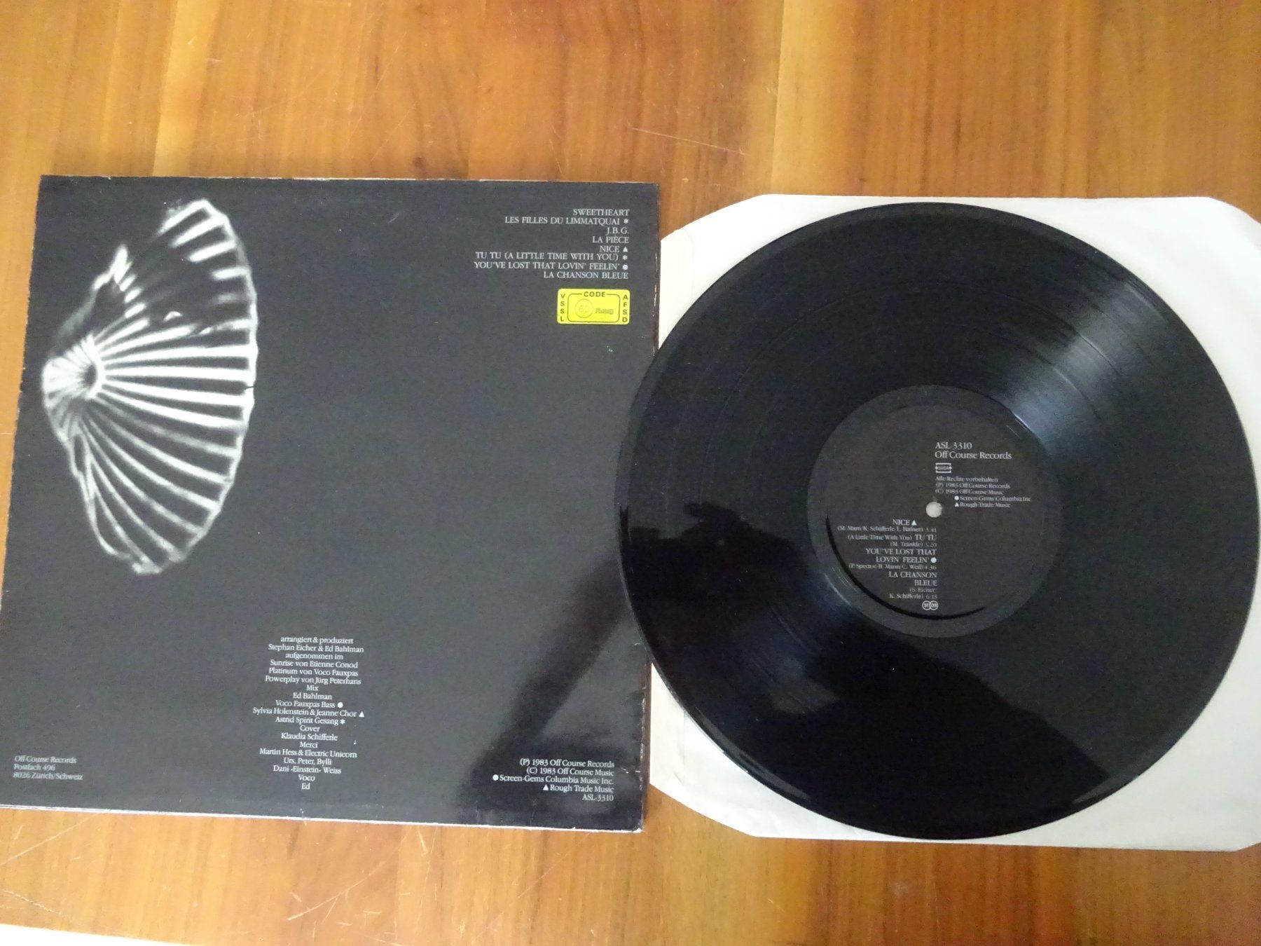 Dischi in vinile: STEPHAN EICHER ** LES CHANSONS BLEUES – Usato da Luzern venduto da xrayspex99 3