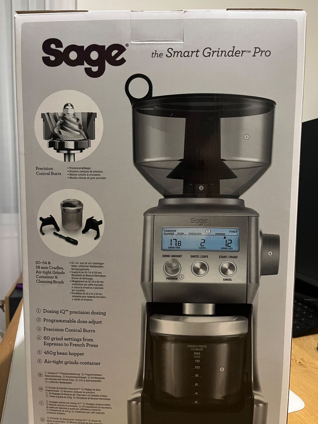 Sage Küchengeräte: Sage - the smart Grinder pro – Gebraucht aus Meggen von Mathcom 1