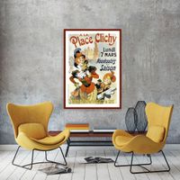 Poster-Vintage - A La Place Clichy - 70x50 cm