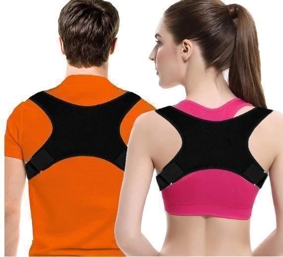 HADSOMUN Haltungskorrektor Rückenstütze - Verstellbarer Rückengurt Für Schulter & Nacken
