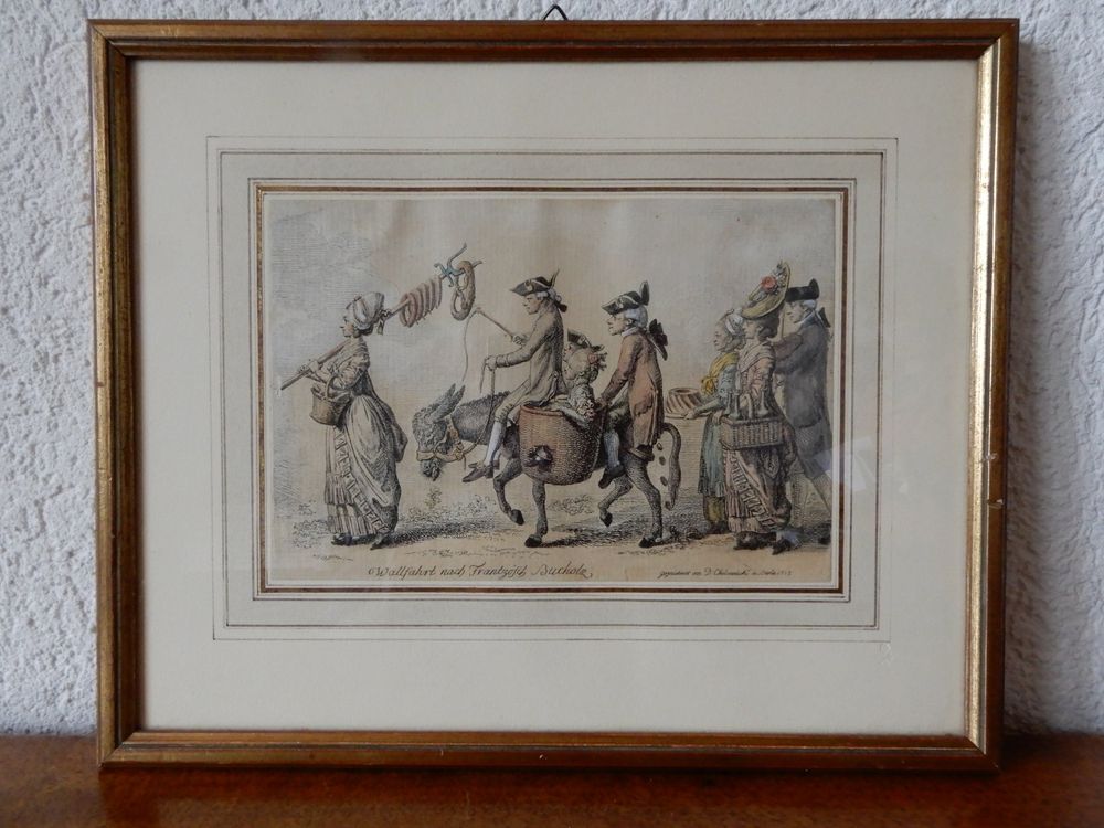 Wallfahrt n.Franz.Buchholz Kolorierter Stich D. Chodowiecki Kaufen