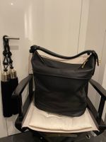 TOM FORD Beuteltasche Schultertasche Leder schwarz