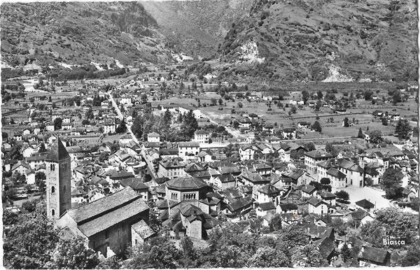 Cartoline postali: Biasca Panorama – Usato da Olten venduto da clotaldi