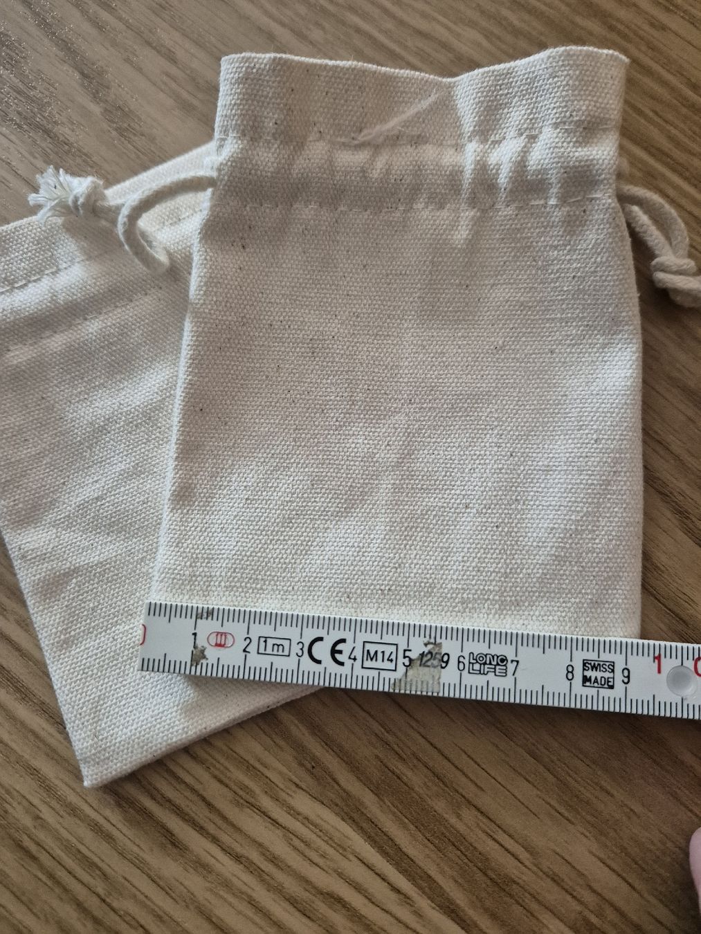 Taschen: 2 Baumwoll Säckli, Beutel – Gebraucht aus Langenthal von Polarisstern 1