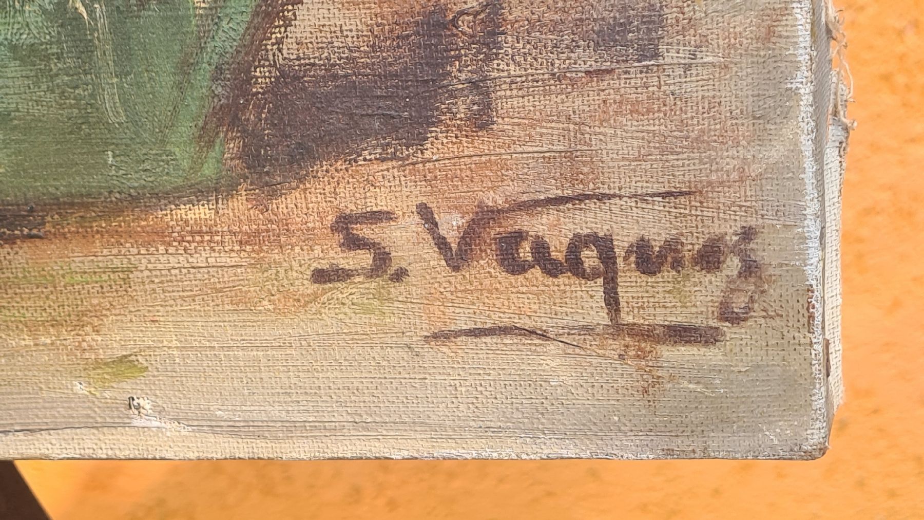 Dipinti: VAQUEZ S., Oel – Usato da Pazzallo venduto da Salvapazzo 1