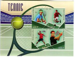 Block Tennis. Roger Federer, Rafael Nadal. Mali.
