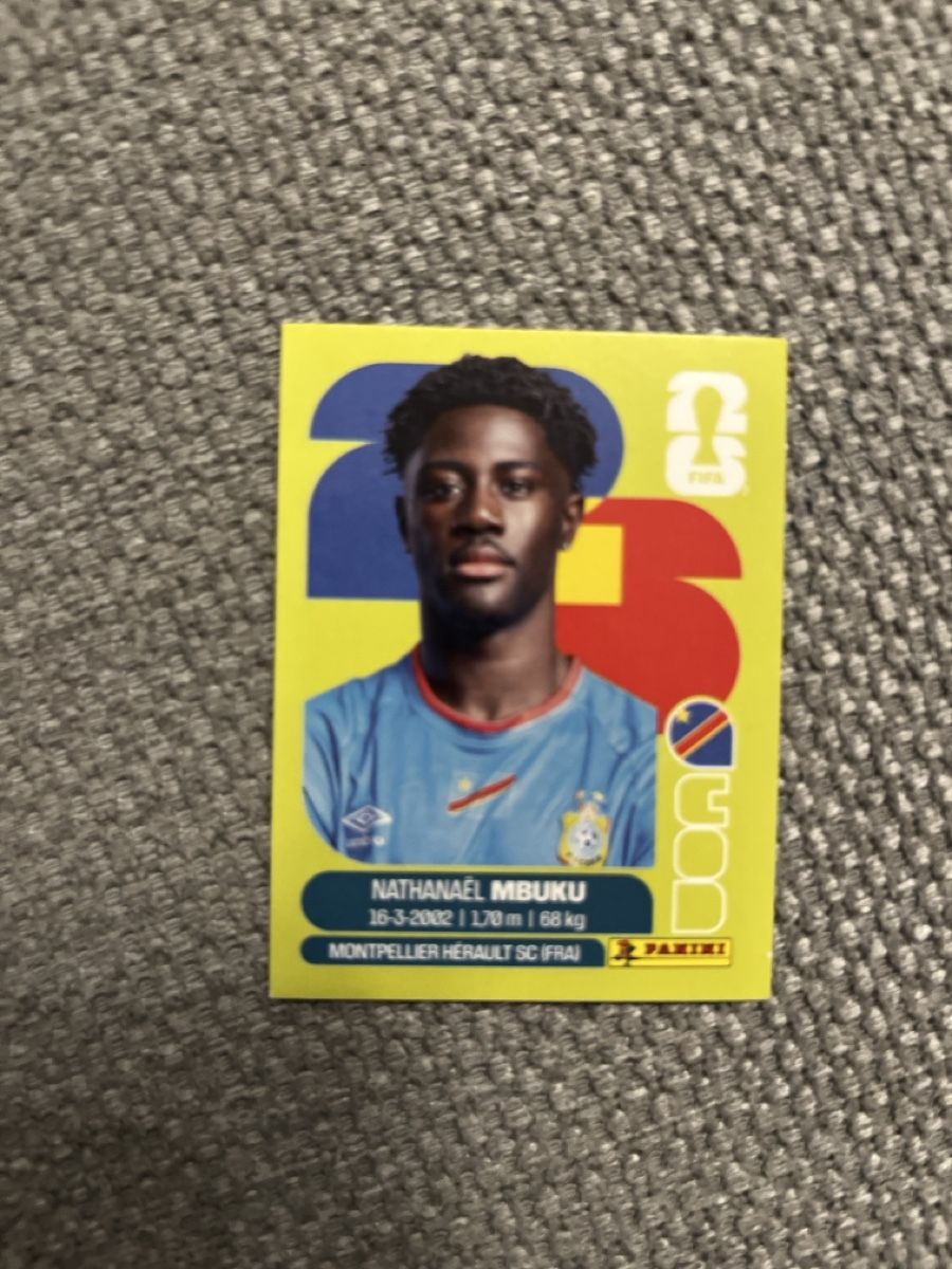 Panini Carte collezionabili: Panini WM Sticker NATHANAEL MBUKU COD20 – Nuovo (secondo la descrizione) da Stäfa venduto da greety1981