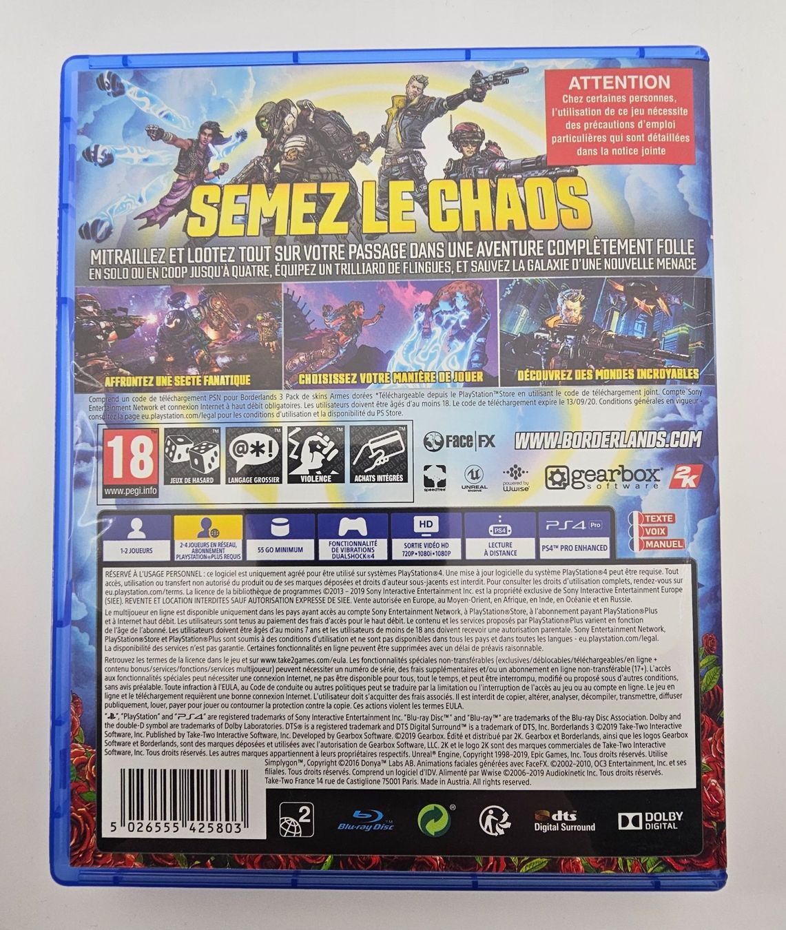 Sony Giochi: Borderlands 3 (PS4) – Usato da Holziken venduto da Miglioregamesnmore 1