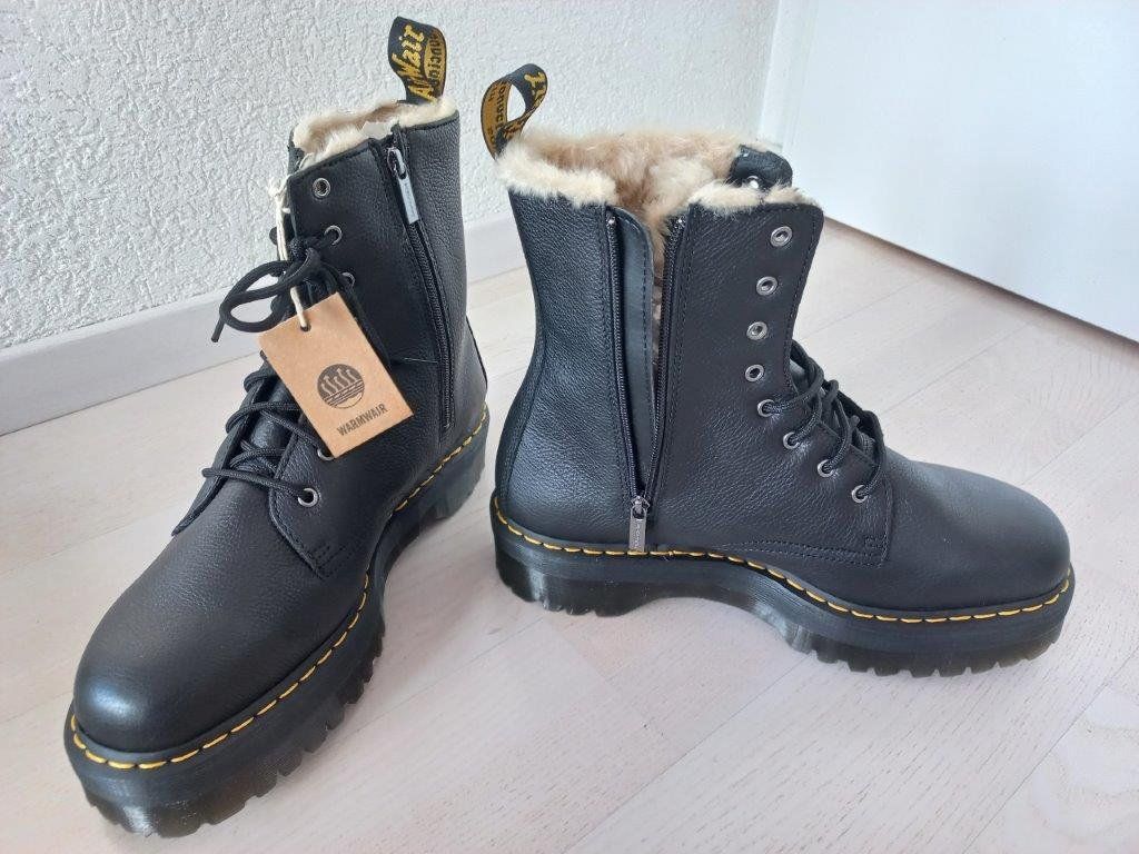 Dr. Martens Herrenschuhe: Dr. Martens Grösse 48 Jadon Leder mit Kunstfellfutter Pisa – Neu und originalverpackt aus Pfäffikon / ZH von Pefkadett 3