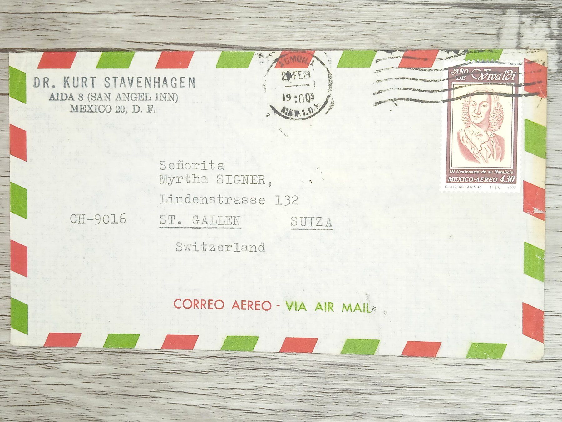 Tutti i francobolli: TR20 Enveloppe + Timbre Mexique 19xx – Usato da Cousset venduto da Patrick_Collections