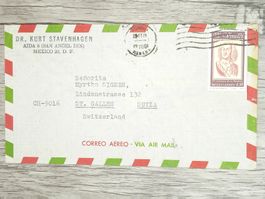 TR20 Enveloppe + Timbre Mexique 19xx
