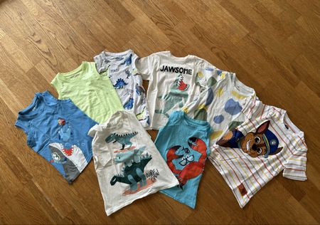 Jungs T-Shirt 110/116 - Sommer Paket 