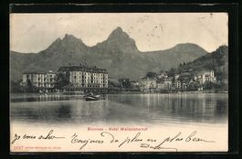 Brunnen, Ruderpartie am Hotel Waldstätt