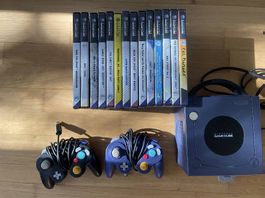 Gamecube mit 14 Spielen