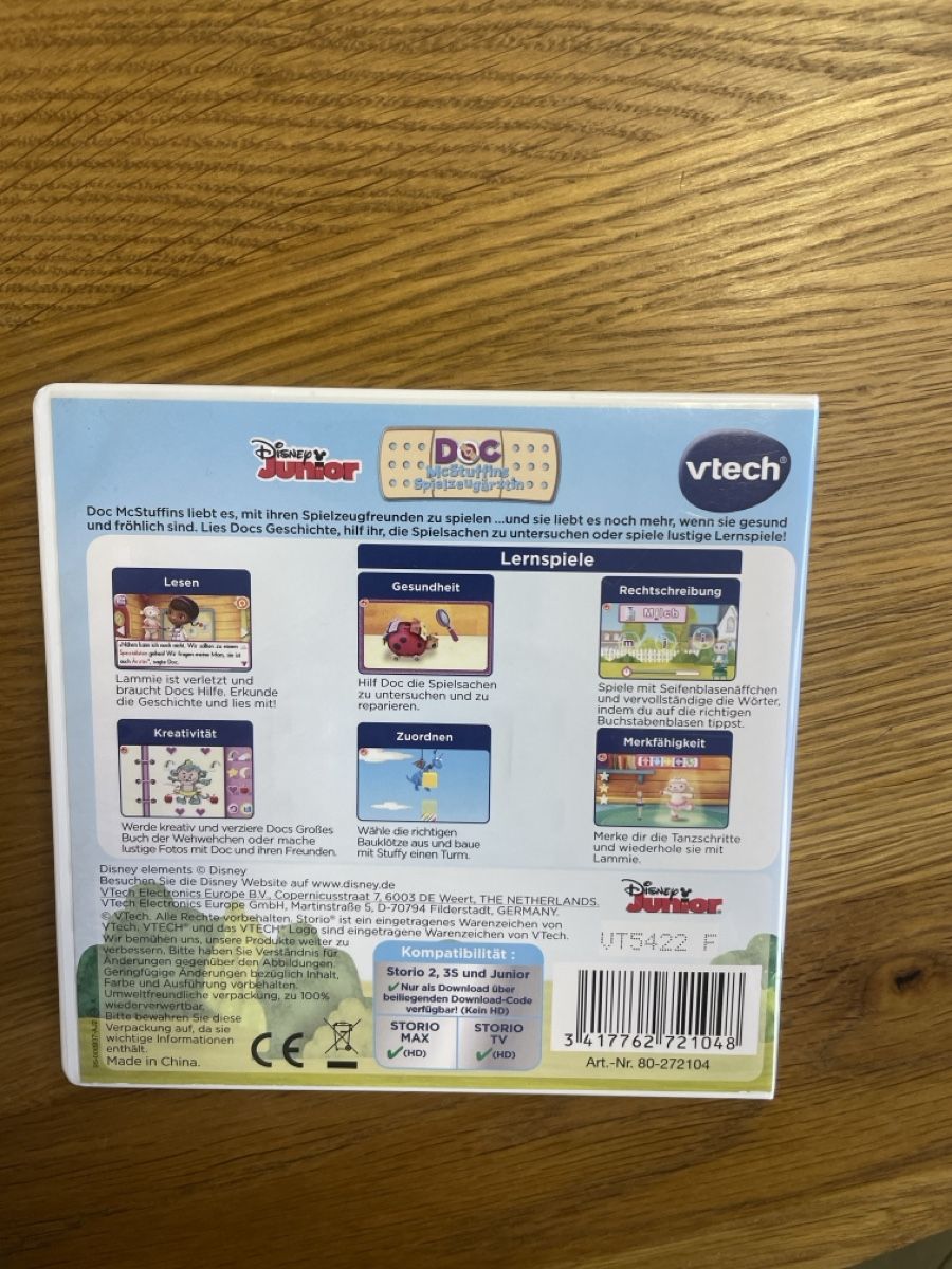 Vtech Giochi: Vtech Storio HD Lern-Tablet - Doc McStuffins -Top Zustand! – Usato da Wil Sg venduto da mil_r9gx 1