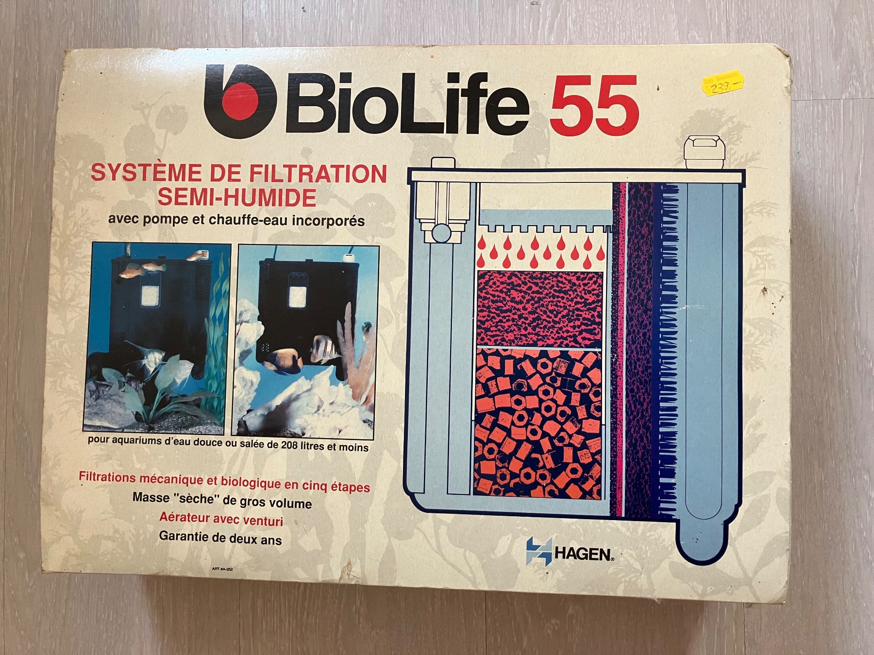 Filter: Aquarium Bio Life 55 innen Filter System mit Heizstab – Neu und originalverpackt aus Schaffhausen von dia_rl66