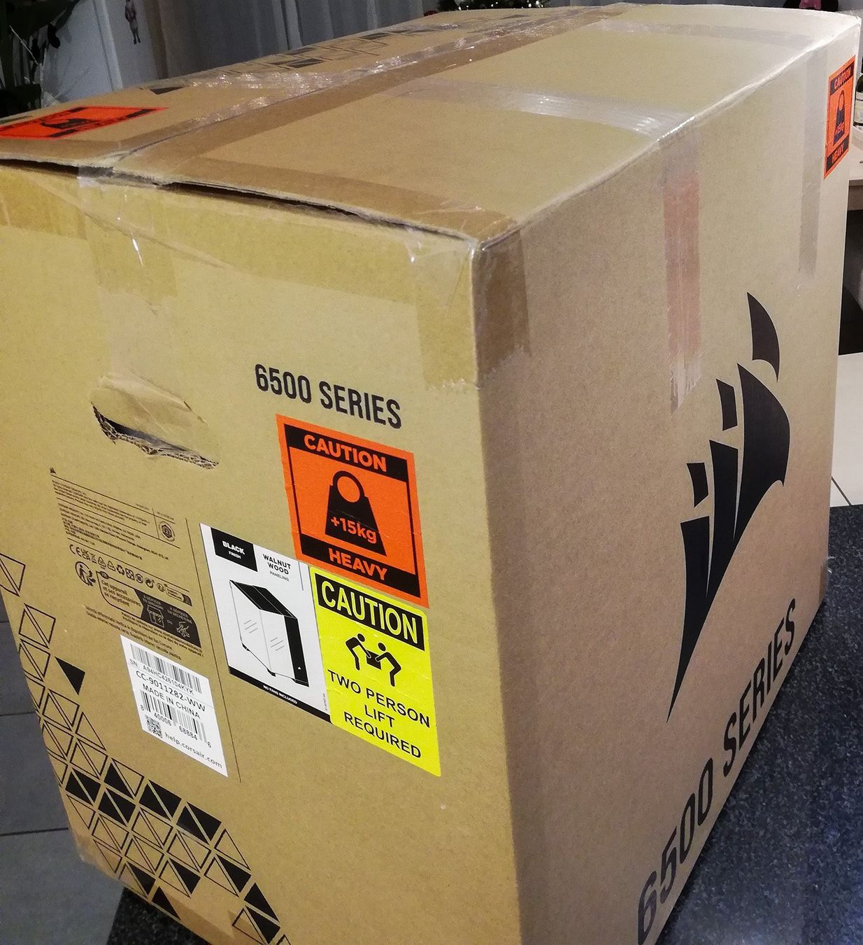 Corsair Custodie: PC Case "Corsair 6500x Schwarz/Walnuss" - NEU – Nuovo e nell'imballaggio originale da Locarno venduto da fun_qm8g 1