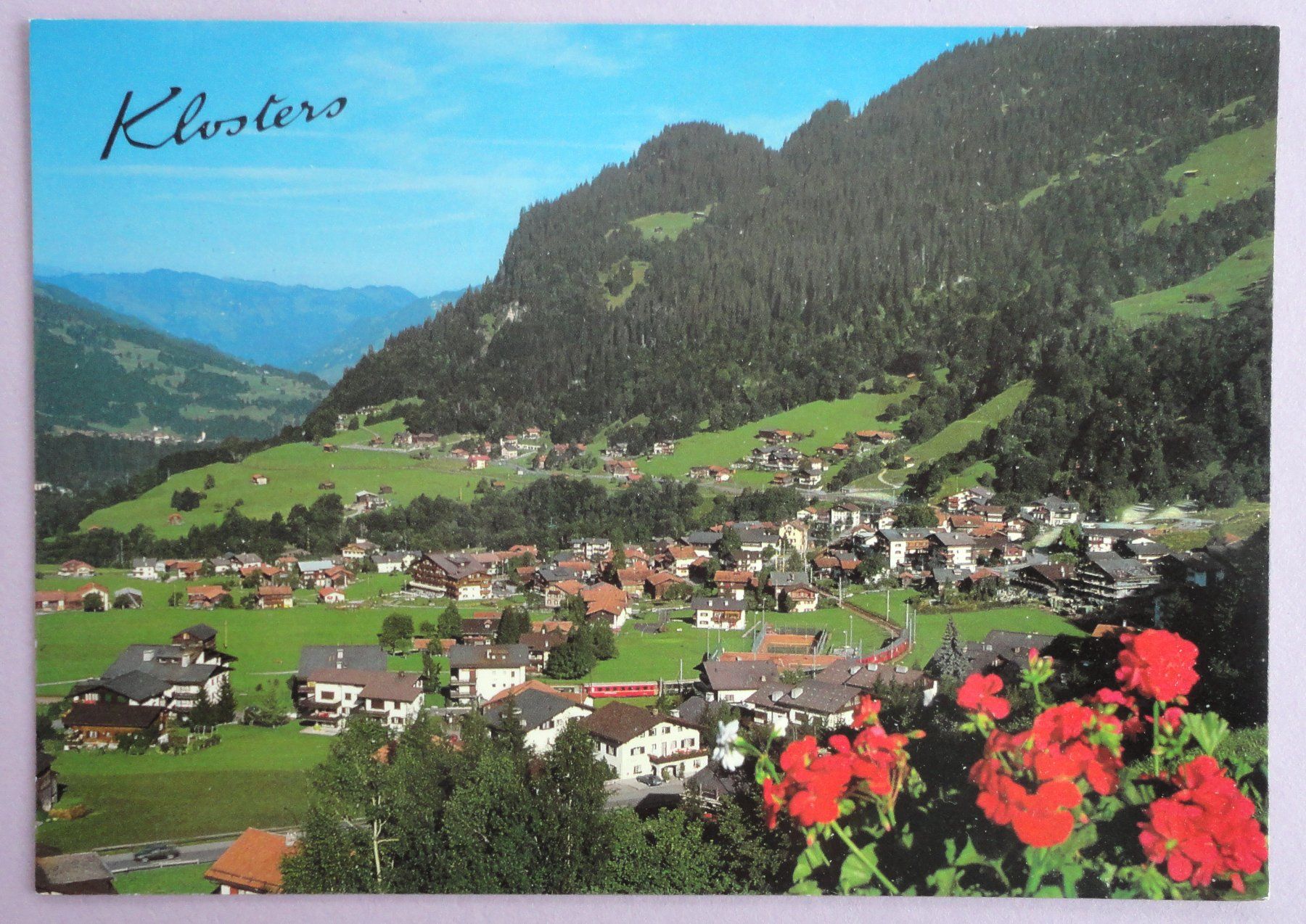 Cartoline postali: Klosters-Dorf 1127 m – Usato da Fétigny venduto da Billy2miny