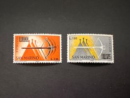 San Marino  1965 Mi. 843-44  ** Luxus   (3338)