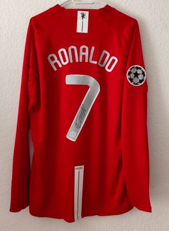 Cristiano Ronaldo - Manchester United 2008 Trikot - Signiert