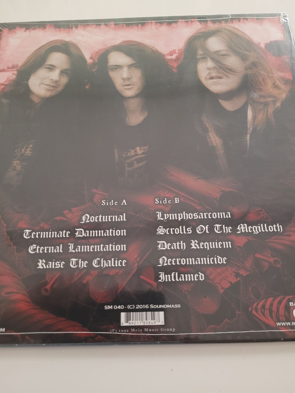 Dischi in vinile: Mortification - Scrolls Of The Megilloth Repress Silver LP – Nuovo e nell'imballaggio originale da Münsingen venduto da Drachenwurst 1