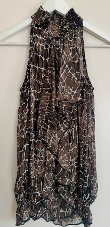 Oberteil in Animal Print, Gr. XS