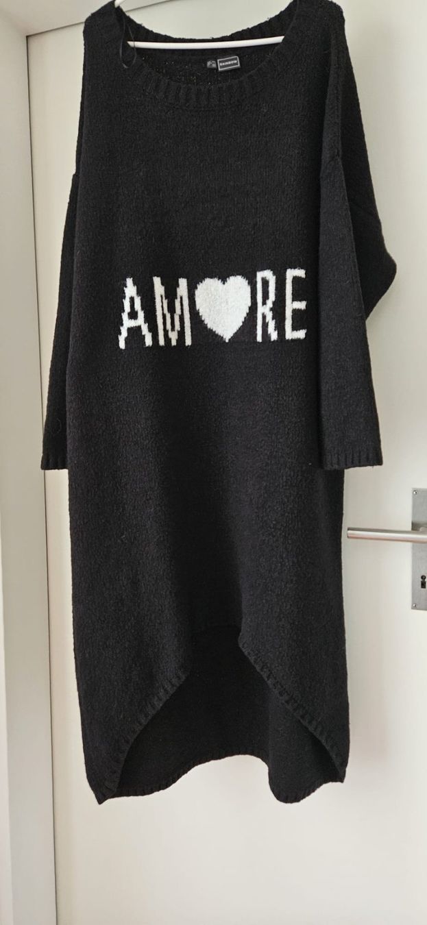 Vestiti: Strickkleid - Schwarz/Weiss AMORE Gr. 44/46 – Usato da Zweidlen venduto da Shubli 1