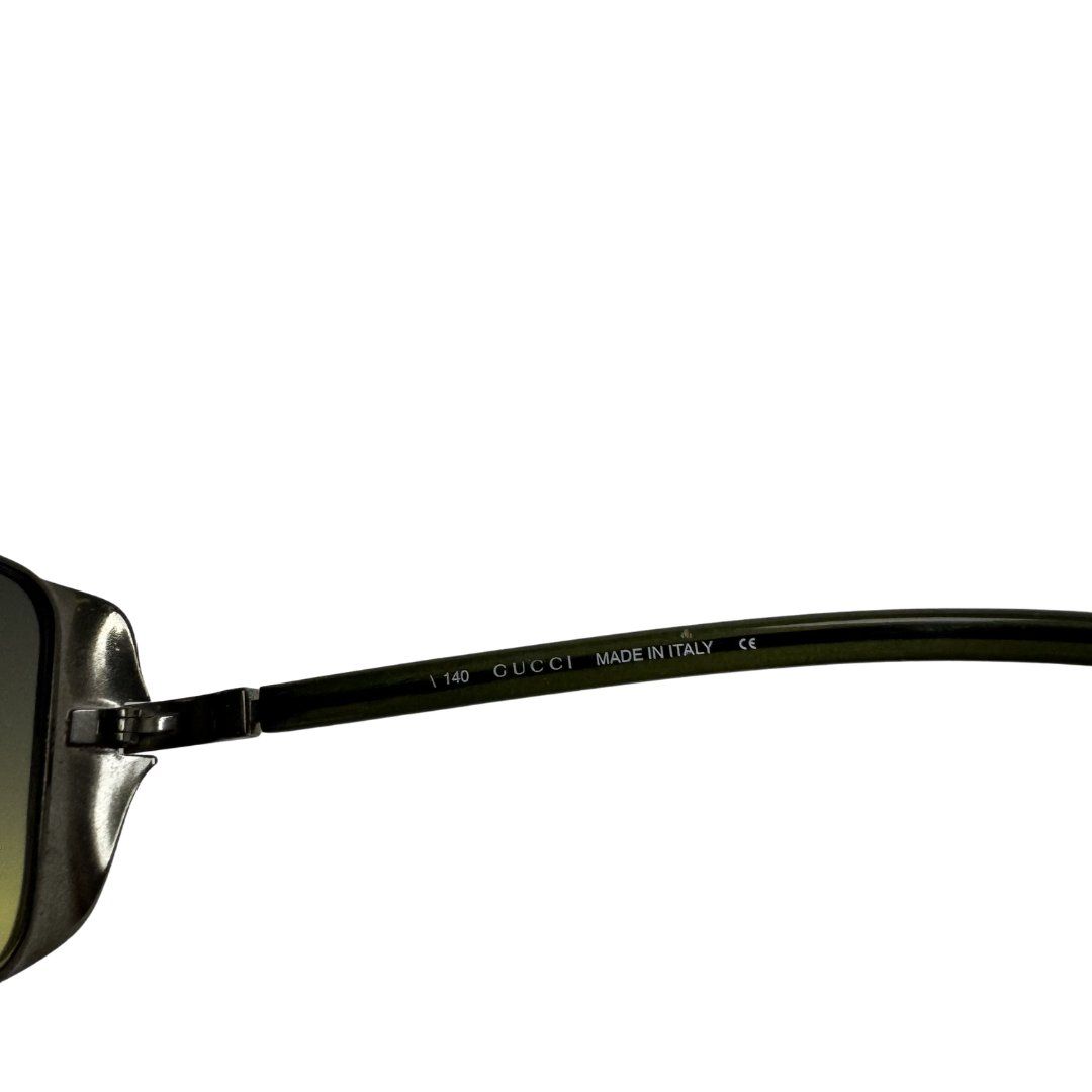 Gucci Occhiali & Lenti: Vintage GUCCI Sonnenbrille Y2K Rectangle Shield Gradient – Usato da Porrentruy venduto da MadameResell 5