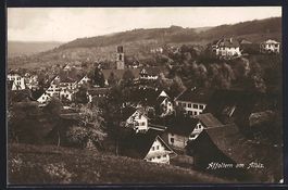 Affoltern am Albis, Ortsansicht mit Kirc