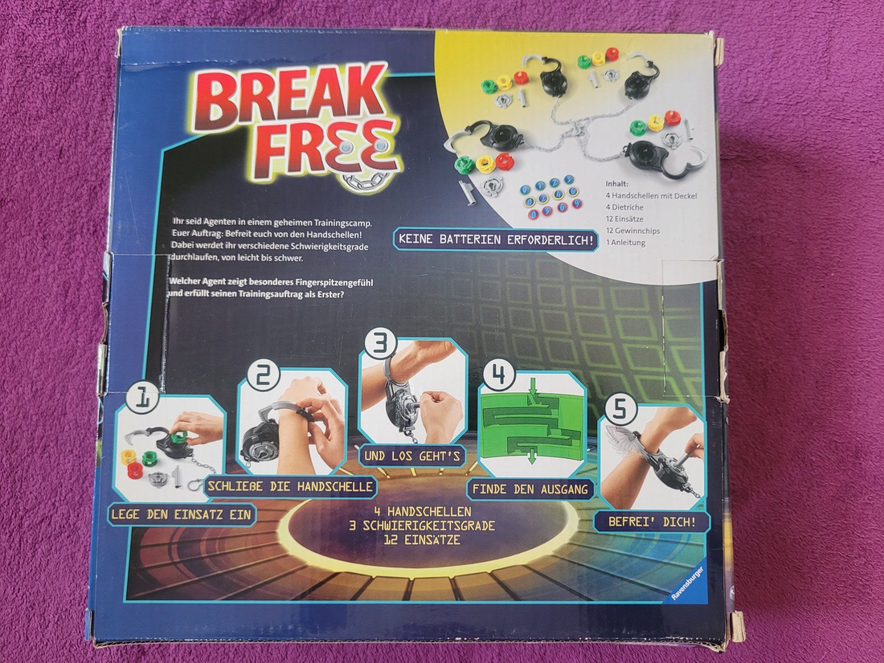 Ravensburger Giochi: Break Free Spiel von Ravensburger – Usato da Müllheim Dorf venduto da Seeeule01 5