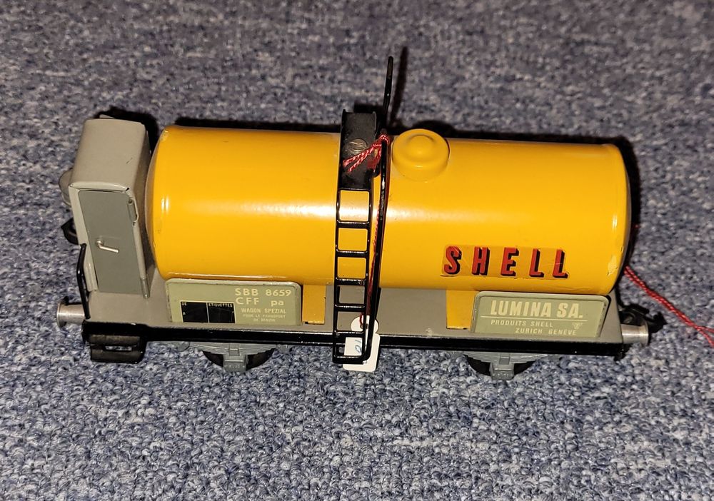 Buco Trains électriques: Buco NR 8659 vagone Shell – D'occasion à Lugano par lineol59