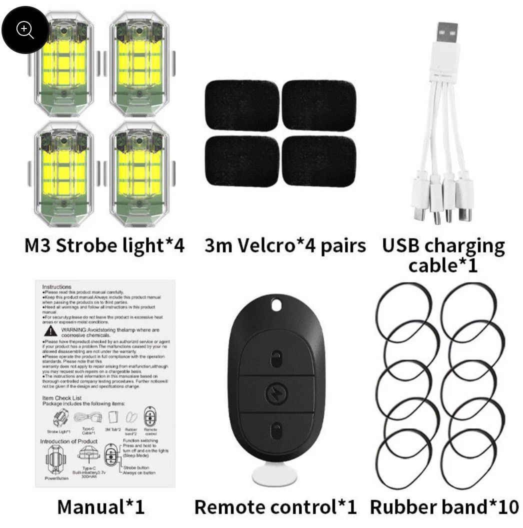 Ghirlande e barre luminose: M3 Strobe Light Multipurpose (4 Stück) Original verpackt – Nuovo e nell'imballaggio originale da Steffisburg venduto da fip_7zyy 8