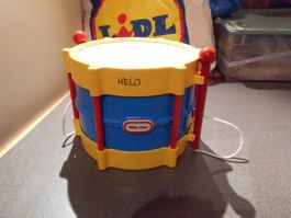 Trommel, litle tikes, gelb/blau