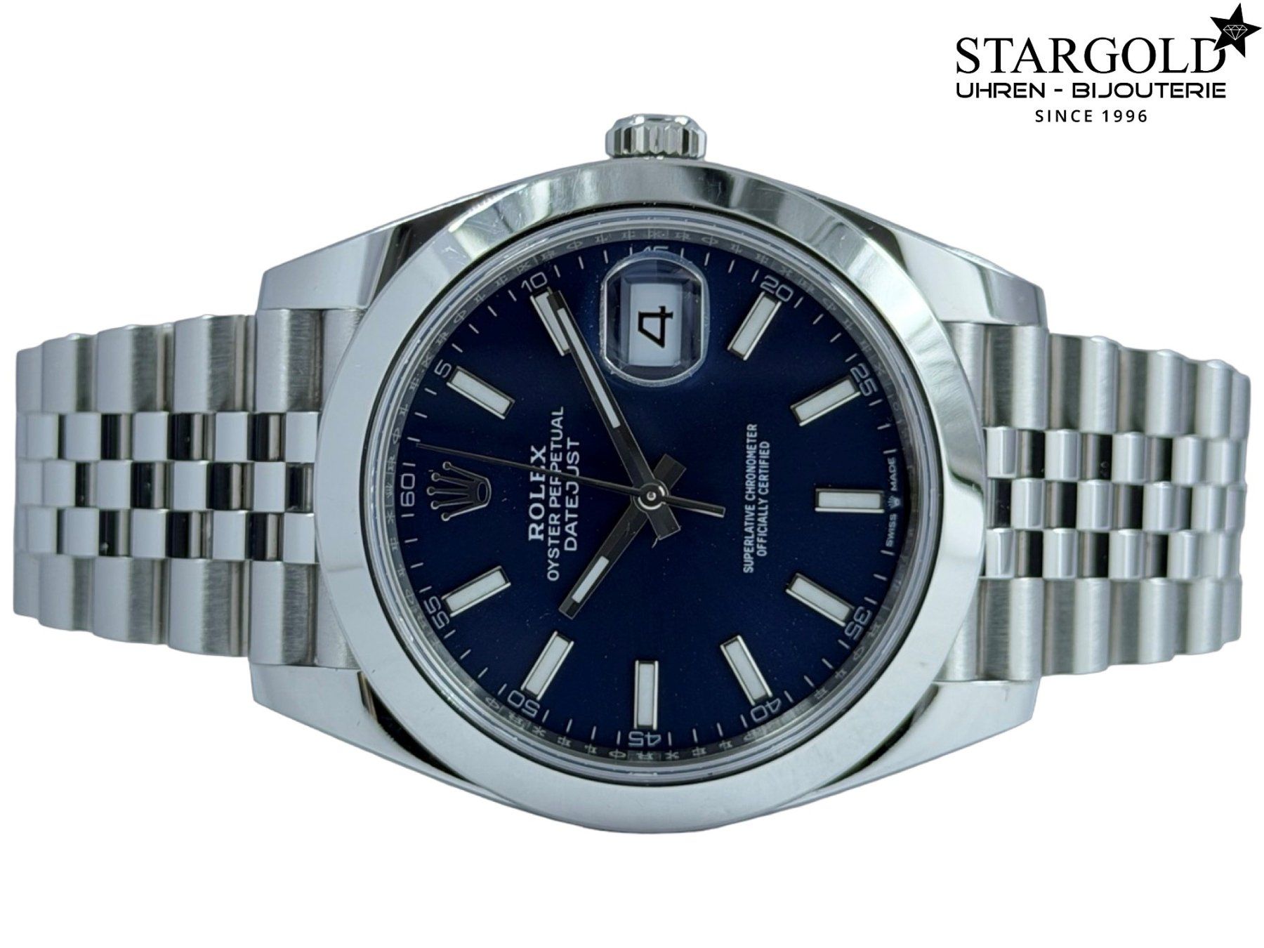 Rolex Montres: Rolex Datejust 41 blau - 126300 – D'occasion à Zürich par Stargold-Uhren 5
