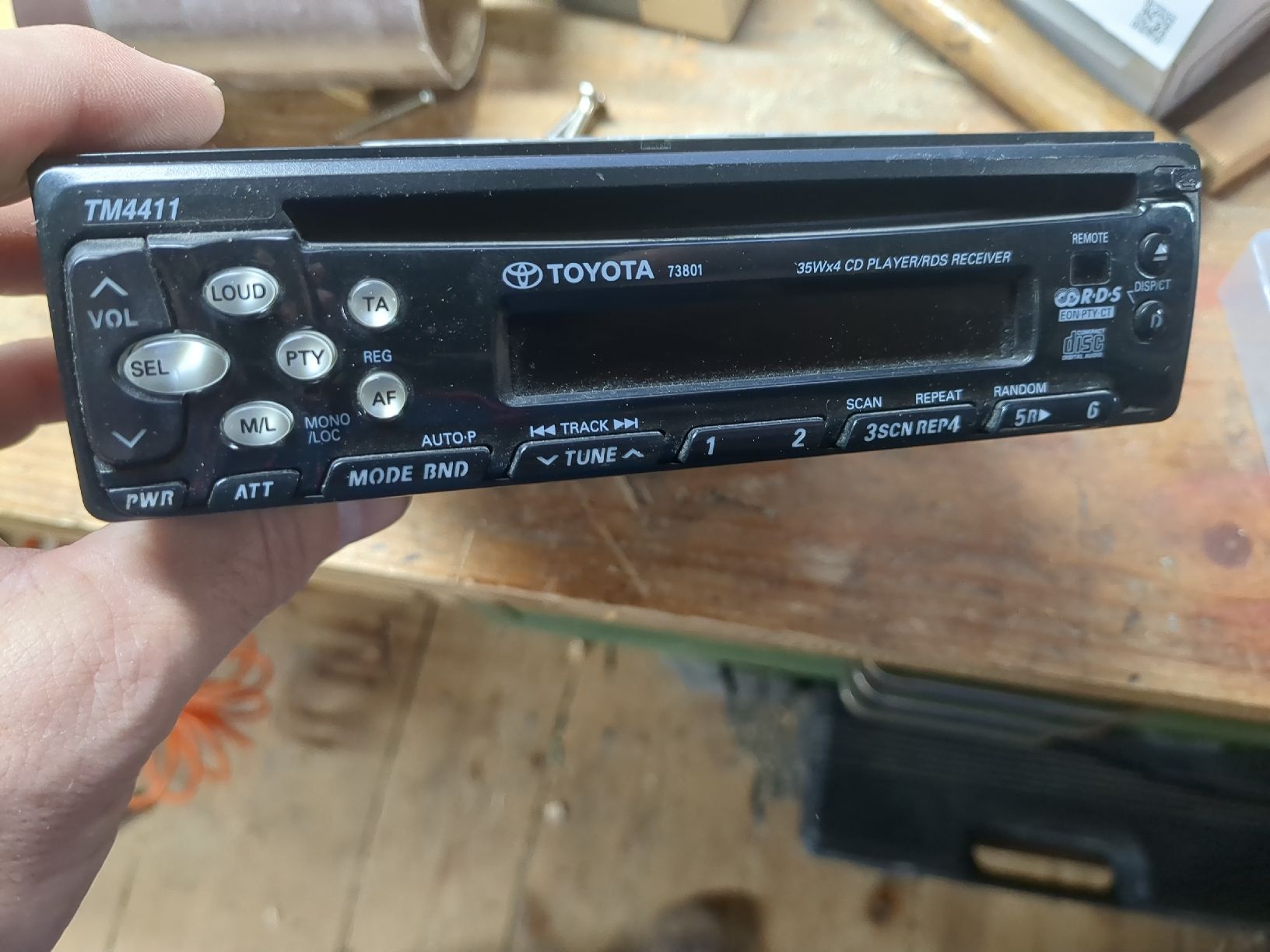 Panasonic Radio: Autoradio Toyota Corolla TM4411 – Usato da Grabs venduto da Mooi