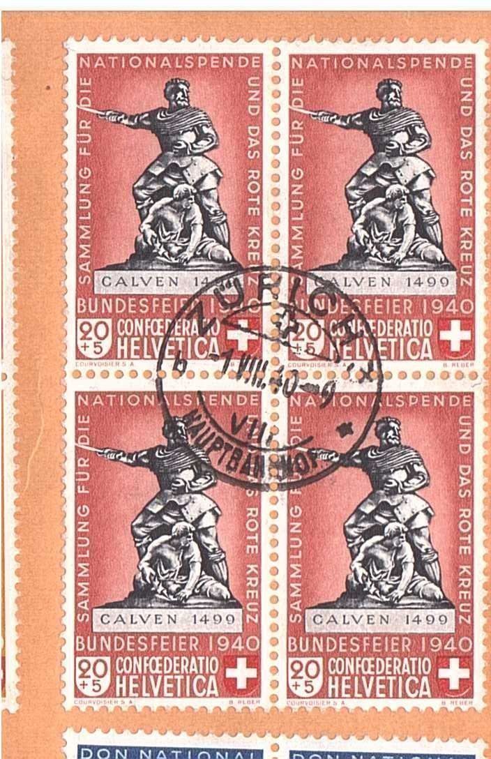 Buste & buste per spedizione: 1940 PP 2-6 VB R-Brief – Usato da Steffisburg venduto da malurada 3