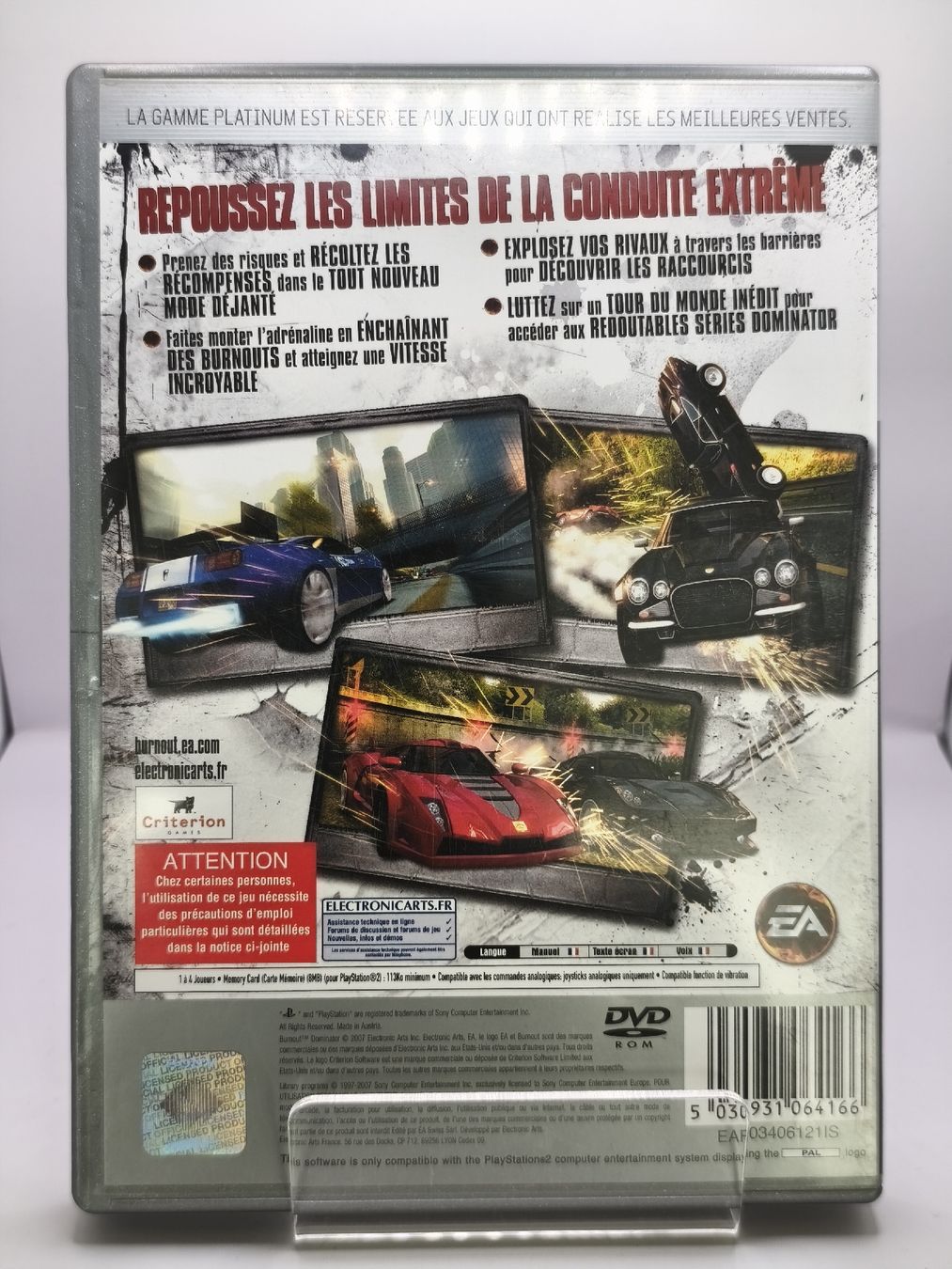 Sony Giochi: FR Burnout Dominator PS2 - Français Course Adrénaline - État – Usato da Conthey venduto da Th3gr4yf0x 2