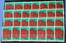 Nr.700 Siegel mit Wappen Steckkarte mit Stempel   
