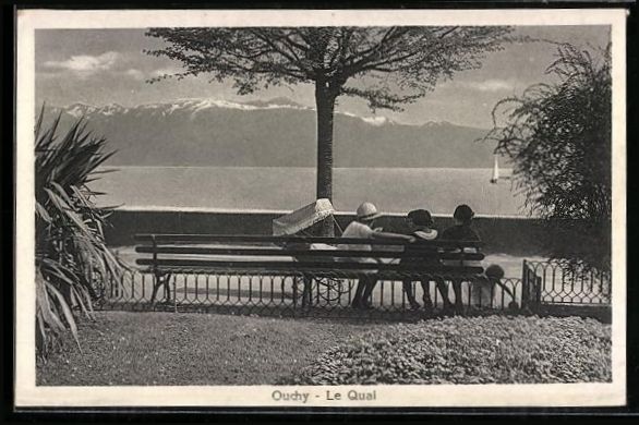 Cartes postales: AK Ouchy, Le Quai – D'occasion à Berlin par bartko-reher