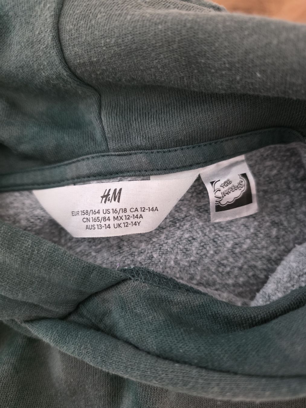 H&M Maglioni & Felpe: Hoodie / Pulli Gr. 158/164, Simpsons – Usato da Lengnau AG venduto da Mefari 2