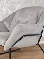 2 Sessel aus Samt