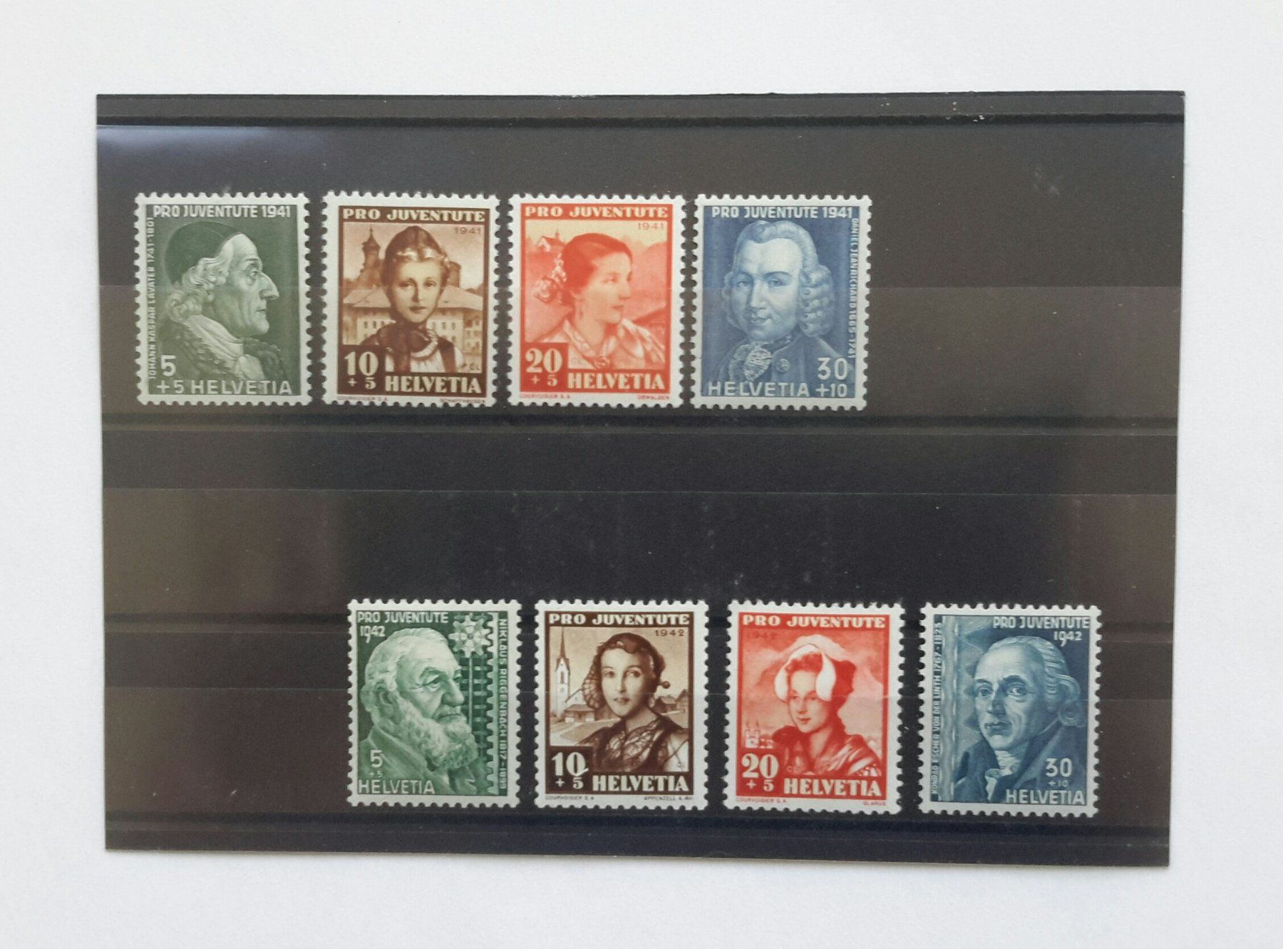 Tutti i francobolli: Pro Juventute ZNr. 97 - 104 postfrisch . – Nuovo (secondo la descrizione) da Burgdorf venduto da Olli.34