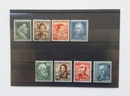 Pro Juventute ZNr. 97 - 104 postfrisch .