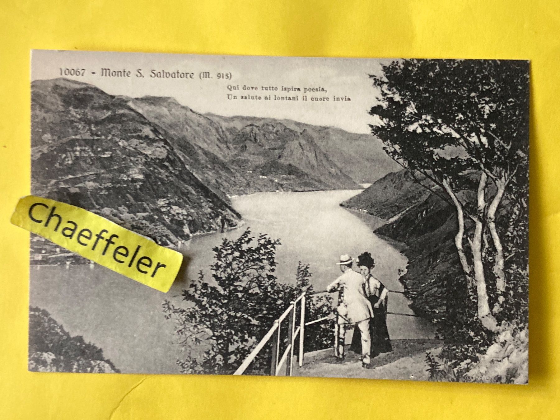 Cartoline postali: 10067 Monte S. Salvatore – Usato da Zürich venduto da Chaeffeler