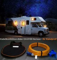 25m Caravan - Campingkabel mit separatem CH Abgang + Tasche